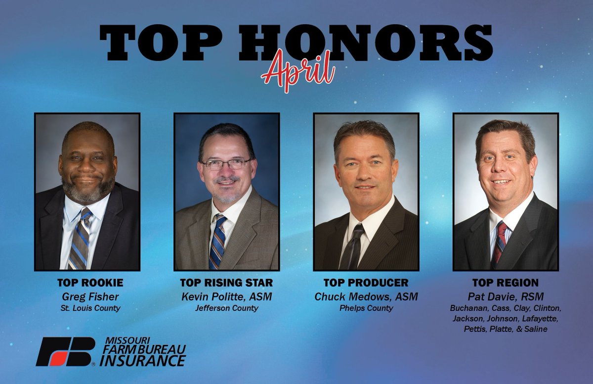 🎉 Congratulations to our Top Honors for the month of April! Your commitment to excellence sets the standard for success. Here's to celebrating your remarkable achievements! 

#teammofb #celebrateexcellence #tophonors