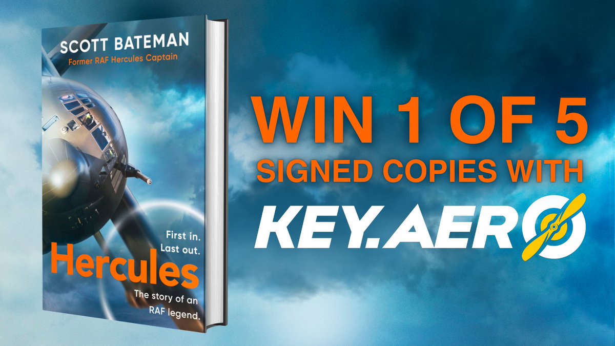 COMPETITION! 📚 Follow the below link for the chance to win 1 of 5 signed copies of #Hercules by @scottiebateman in collaboration with @key_aero! ✈️ key.aero/article/5-copi…