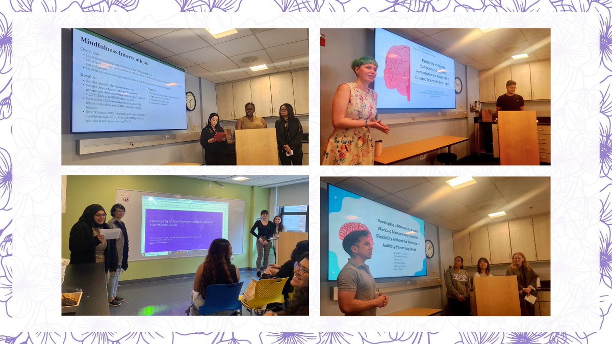 NYU OT Masters students in the Research Interpretation course gave presentations last week on faculty-mentored research projects that they have been working on this semester. Congratulations to all!

@nyusteinhardt