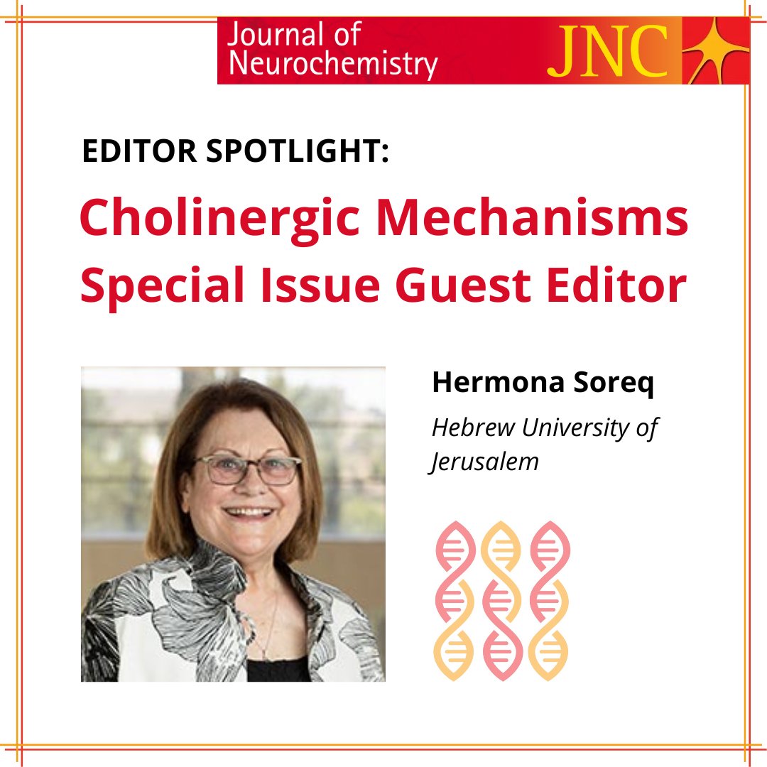 We interviewed Hermona in the latest Editor Spotlight as part of our Special Issue on the 17th Symposium on Cholinergic Mechanisms! She is also our Senior Editor of our Gene Regulation & Genetics category. Read it here: onlinelibrary.wiley.com/doi/full/10.11… 2/2 @WileyNeuro