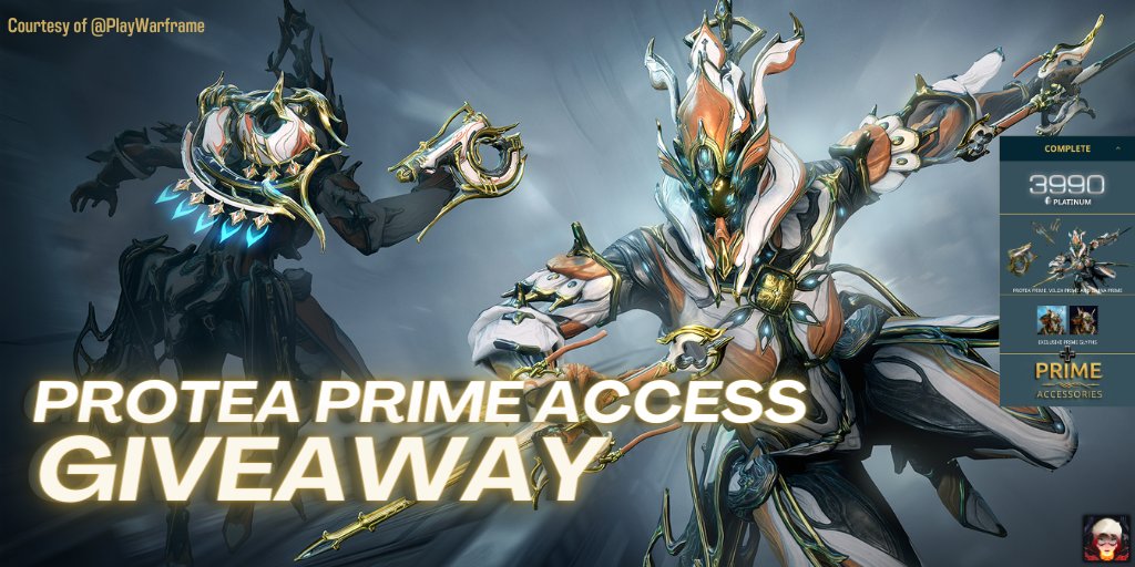 Protea Prime Access GIVEAWAY 🎉
Courtesy of @PlayWarframe
How to enter:
✅️Be a Follower
✅️Like 
✅️Rt this post 
Thats all 💙 Deadline May 21st 
#Warframe #warframecaptura