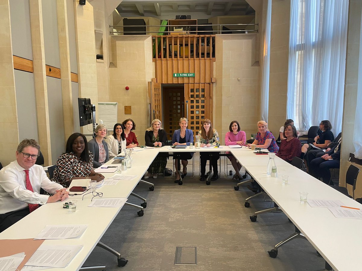 Pleased to gather Labour's Shadow Ministers today to ensure every department in a Labour govt works to halve violence against women. Unlike the Tories, we won't fail victims.
