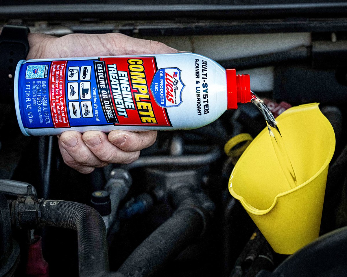 Cleaner engine ✔️
Reduced gum and varnish ✔️
Reduced friction and wear ✔️
Extended oil life ✔️

#LucasWorks ✔️✔️

#Engine #Oil #CarCare #DIY #Maintenance