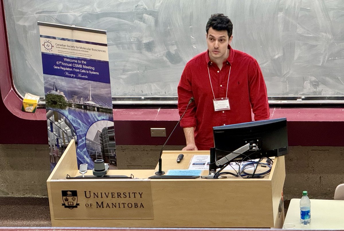 CSMB talks: Gene Regulation and Cell Death Mechanisms by Berkay Ozerklig (U. Hacettepe, Turkey; U. Manitoba &amp; CHRIM) ⁦<a href="/CSMB2024/">CSMB2024</a>⁩ ⁦<a href="/CSMB_SCBM/">CSMB</a>⁩ ⁦<a href="/dr_rastegar/">Dr. Mojgan Rastegar</a>⁩