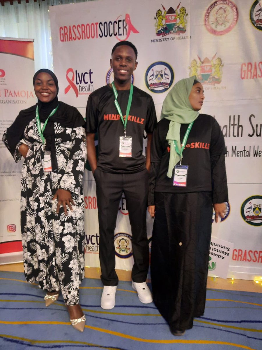 Elvis Mwinyi, our Team Lead and a coach for the MindSkills program, participated in the Adolescent and Young Mental Health Summit in Nairobi, supported by @LVCTKe  and @GrassrootSoccer. He served as a speaker, addressing the topic of 'The Mental Health Situation in Kenya'.