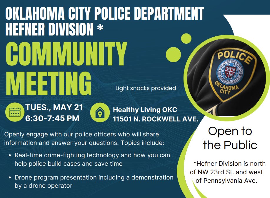 You're invited to a community meeting set for May 21st! We'll have information about our Real Time Information Center (RTIC), and a drone presentation. Put it on your calendar and sign up through the link ⬇️⬇️⬇️ lp.constantcontactpages.com/ev/reg/aaskjn8
