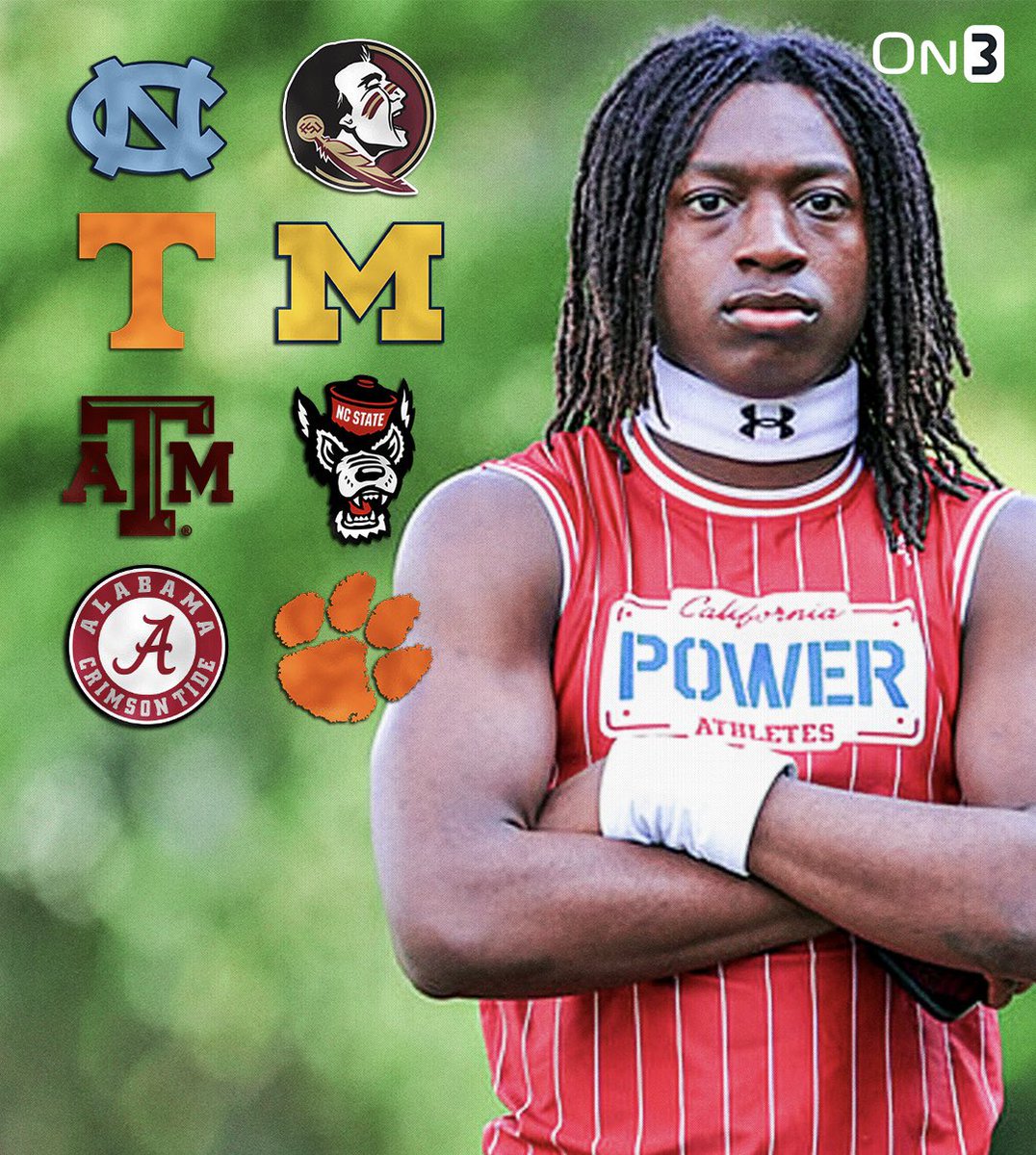Elite 4-star safety Jordan Young tells @ChadSimmons_ 'three or four teams' currently have an advantage in his recruitment👀 Young ranks No. 38 NATL. (No. 4 SAF) in the 2025 class. Read: on3.com/news/a-few-sch…