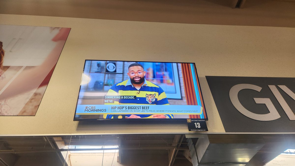 welp its on cbs morning, rap beefs over