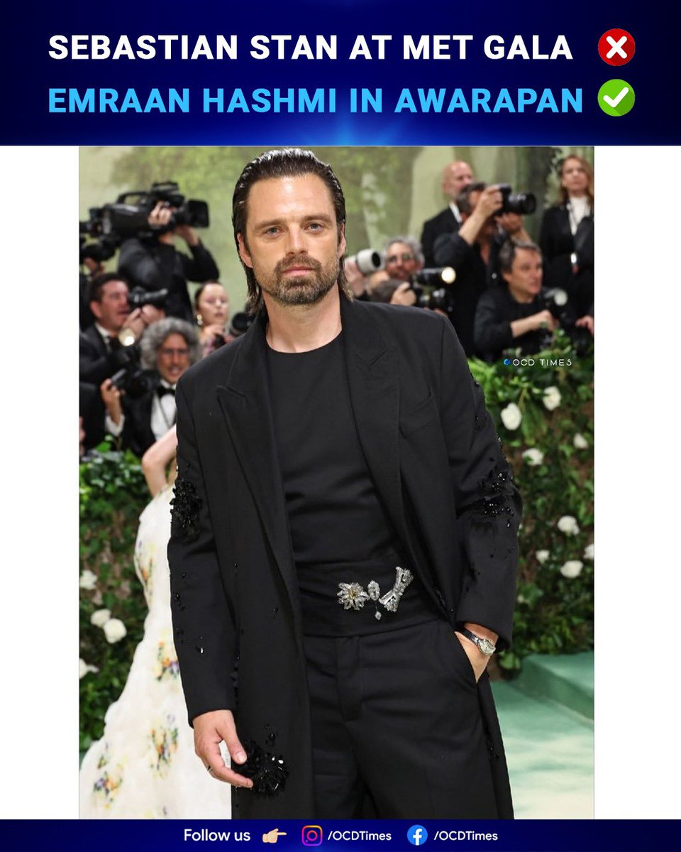 'Jinke apne sapne poore nahi hote, woh doosro ke sapne poore kartein hain'- Bucky Hashmi
.
#OCDTimes #MCU #MarvelCinematicUniverse #MarvelStudios #MarvelUniverse #MarvelIndia #MarvelHindi #BollywoodMemes #HindiMemes #SebastianStan #EmraanHashmi #MetGala2024