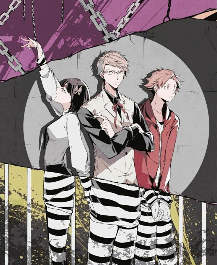 Yosano, Kunikida and Tanizaki Prison art