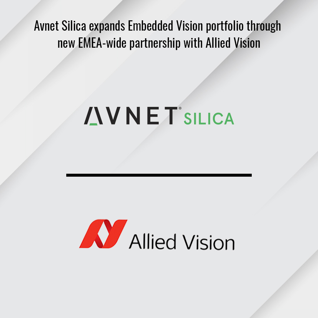 Welcome on board @AlliedVisionTec! 🤝💚

A new EMEA-wide partnership with Allied Vision provides customers with complementary support for varied needs, from optics over cameras to image processing on embedded SoCs, through Avnet Silica’s EMEA Software and Services team. Allied
