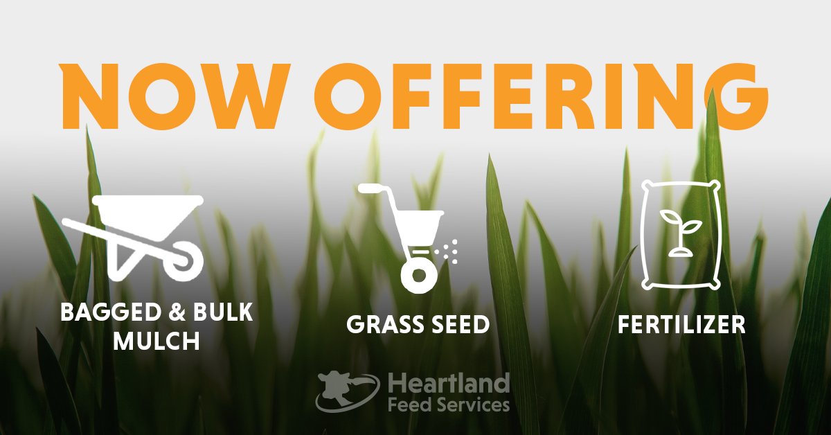 Ready to spruce up your property for summer? Now available:
- Bagged mulch (Minster only)
- Bulk mulch
- Grass seed
- Fertilizer

Stop in at any of our convenient locations to get yours today!