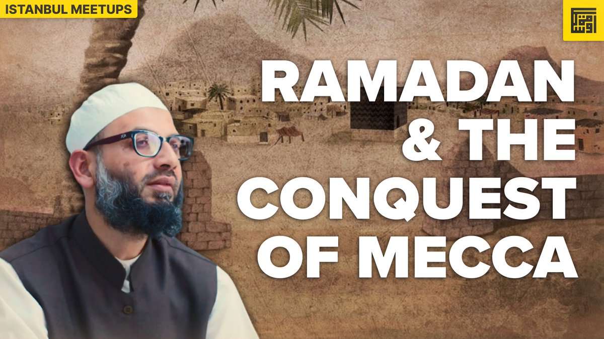 New Video ▶️
Istanbul Meetup | Ramadan & the Conquest of Mecca with @hamzakaramali 

As part of the monthly #UmmaticsIstanbulMeetups Shaykh Hamza Karamali joined us on the anniversary of Fatḥu Makkah to elucidate the significance of this event in the context of our current