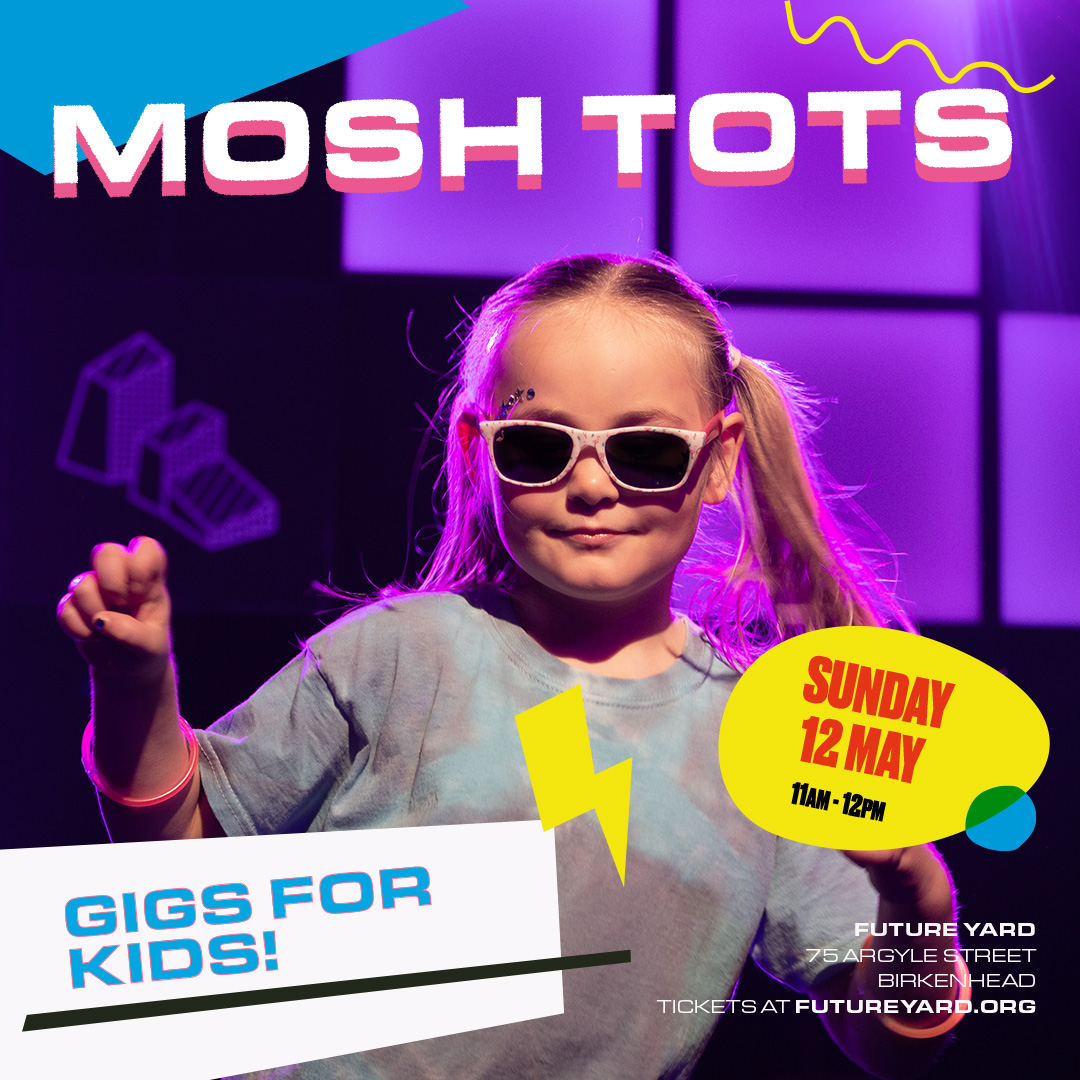 The Mosh Tots party rolls on with another fun-filled show tomorrow morning! Come along and experience the joy of live music as a family - grown-ups go free 🎫 futureyard.org/listings/mosh-…