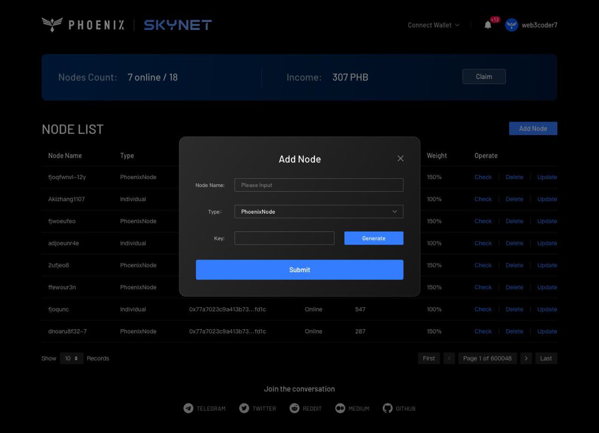 With the introduction of the PhoenixNode as an #AI compute resource into the Phoenix AI Node Network, node operators will be able to seamlessly and effortlessly manage their nodes via SkyNet, our AI elastic compute layer. This would effectively make SkyNet a one-stop AI…