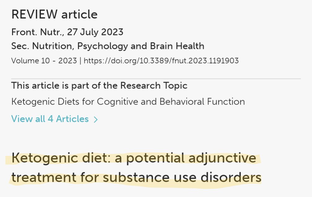 Someone just told me that her family member had struggled to give up alcohol right up until doing keto. 

He'd chosen the diet to lose some weight but found it easier to quit the addiction.

I remember reading this paper last year about this topic. Wild to hear it in real life.