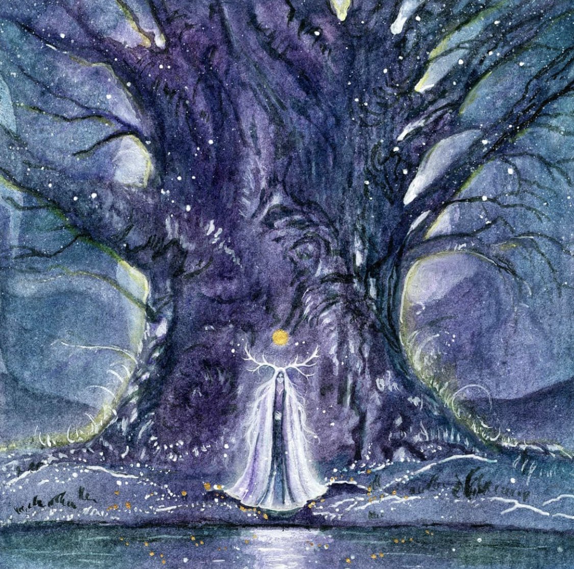 Guardian of the forest Art by Kinko White
