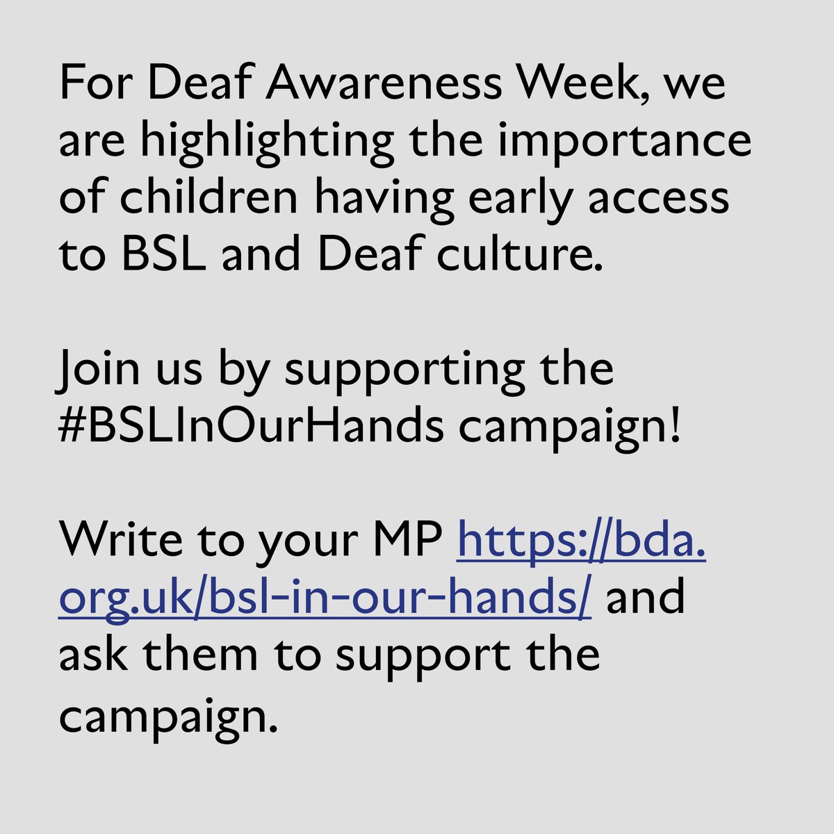 For #DeafAwarenessWeek2024 we welcomed Rebecca Mansell from @BDA_Deaf to learn more about their #BSLInOurHands campaign and the importance of children having early access to BSL & Deaf Culture. bda.org.uk/our-manifesto/ #DeafAwarenessWeek #BSLinourhands #HandprintPetition