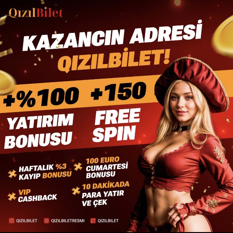 Kazancın yeni adresi Qızılbilet'e hoş geldiniz!

Hemen kaydolun %1️⃣0️⃣0️⃣ yatırım bonusu + 1️⃣5️⃣0️⃣Free Spin'i anında kapın!

Cumartesi geceleri 1️⃣0️⃣0️⃣ Euro bonus ve limitsiz bir eğlence sizleri bekliyor 

💎VIP CASHBACK ile kayıplarınızı anında geri alın

👉 bit.ly/BjornQızıl