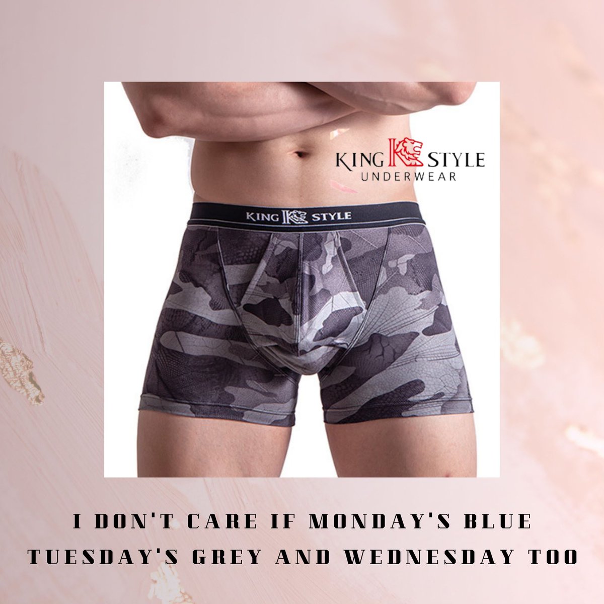 KingStyleTW's tweet photo. Who knows the next line?
Sing it to your neighbor!
#MensFashion 
#Japan
#KingStyleUnderwear
#Comfort 
#Grey https://t.co/SqPvcC6kWW