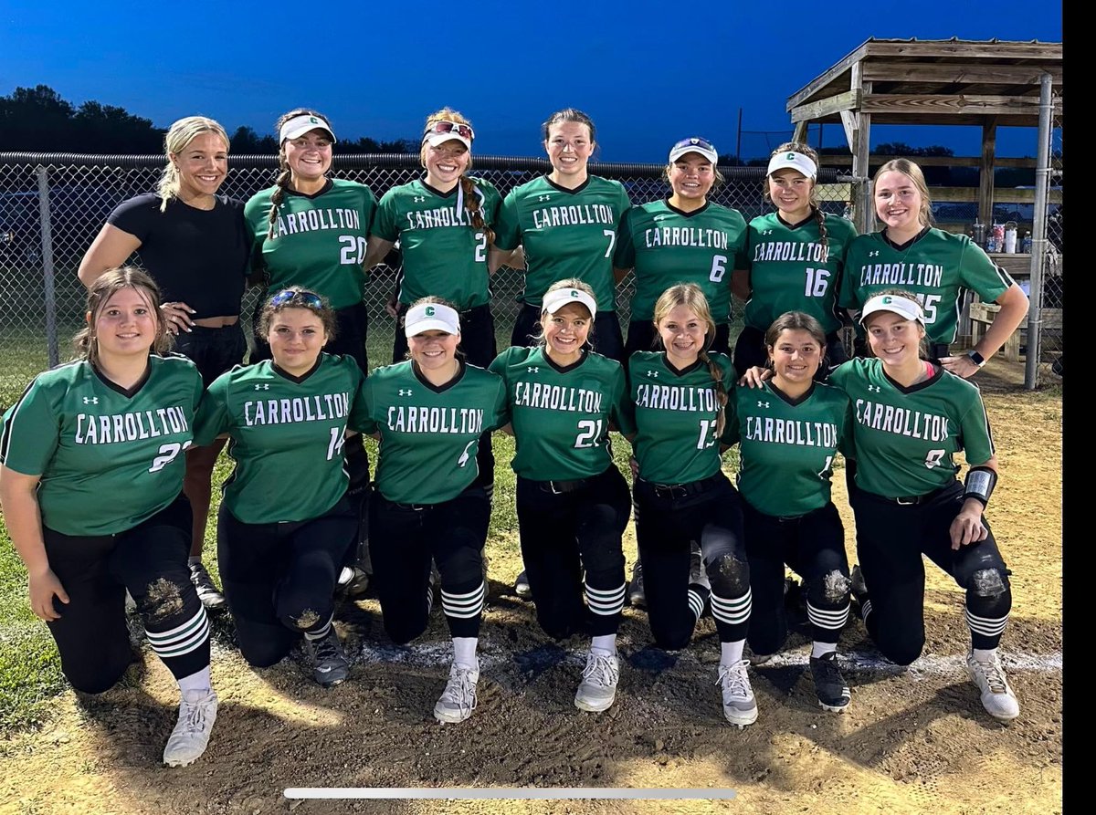 RVS_Highlights's tweet photo. Carrollton has won the WIVC Tournament crown 👑
In one of the most exciting games in this year’s tournament, baseball or softball. The Carrollton Hawks “walked it off” in the bottom of the 7th to beat Calhoun 8-7 after Calhoun had tied it up in the top of the 7th.
#WIVC #IHSA https://t.co/2S0pK1uW8o