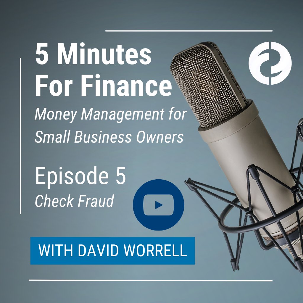 Safeguard your business against check fraud and stay compliant with our 5 Minutes for Finance podcast. We share tips on using electronic payments and the safest methods for issuing checks. bit.ly/43LzakI  #Bookkeeping #FinancialHealth #OutsourcedCFO #Fraud