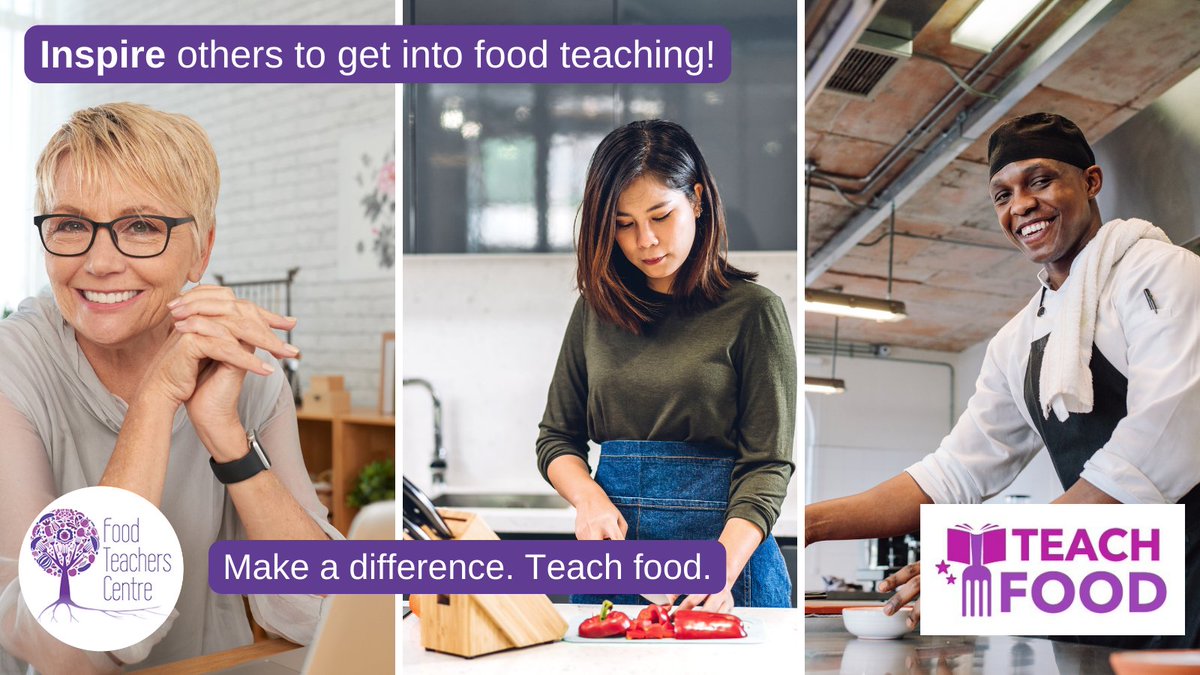 We want to inspire other people to join the food teaching profession - can you help? Share your story so we can promote the different routes to teaching. Contact us here or via info@foodteacherscentre.co.uk Let's ensure the future of food teaching together.
