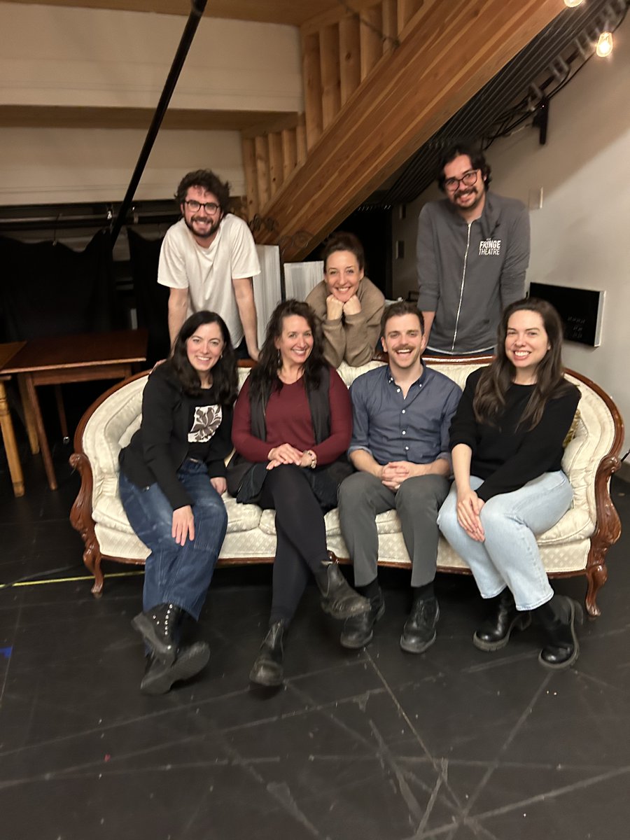 #Rehearsals have begun for our next show, #StewartLemoine's #TheOculistsHoliday featuring Beth Graham, Oscar Derkx, Cathy Derkach, Rachel Bowron, and Mathew Hulshof. Get tickets now through the link in our comments.