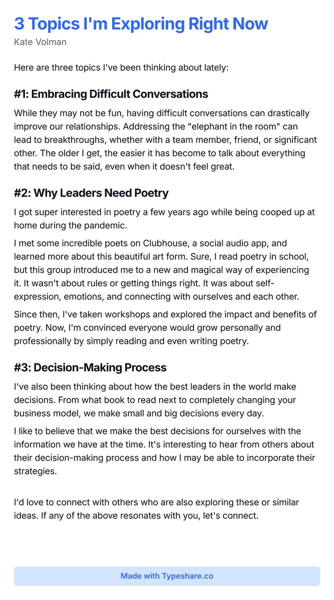 Kate Volman tweet media