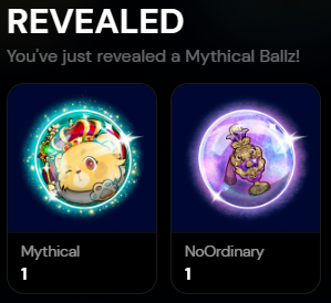 Happy reveal! Just revealed 1 Mythical Ballz😎 <a href="/kubzjungle/">Kubz ❤️ $WELL (🦁,🧘‍♀️)</a> <a href="/keung/">Keungz</a>