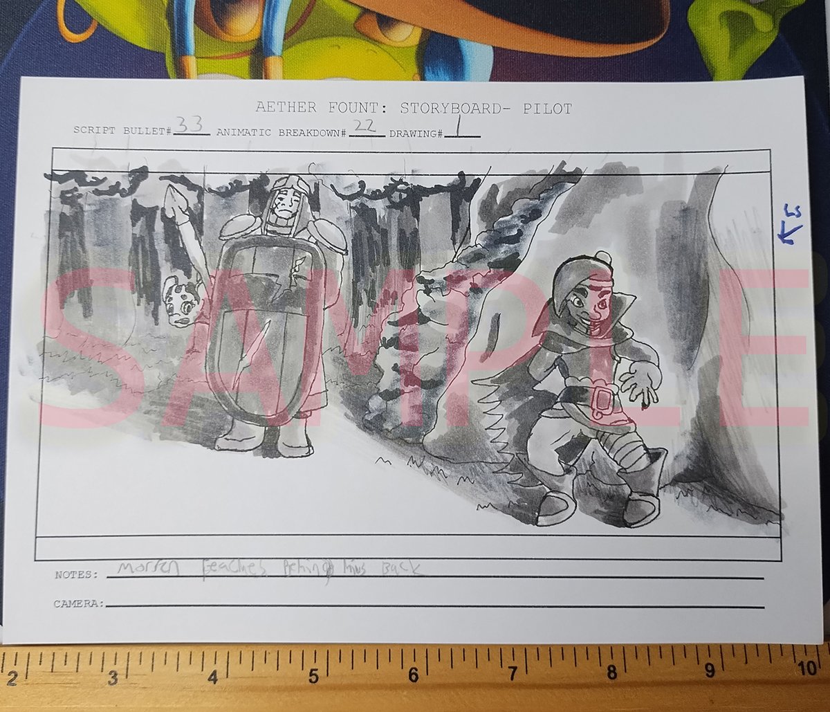 The original storyboard cards (A5 cardstock) from the pilot are available for purchase.