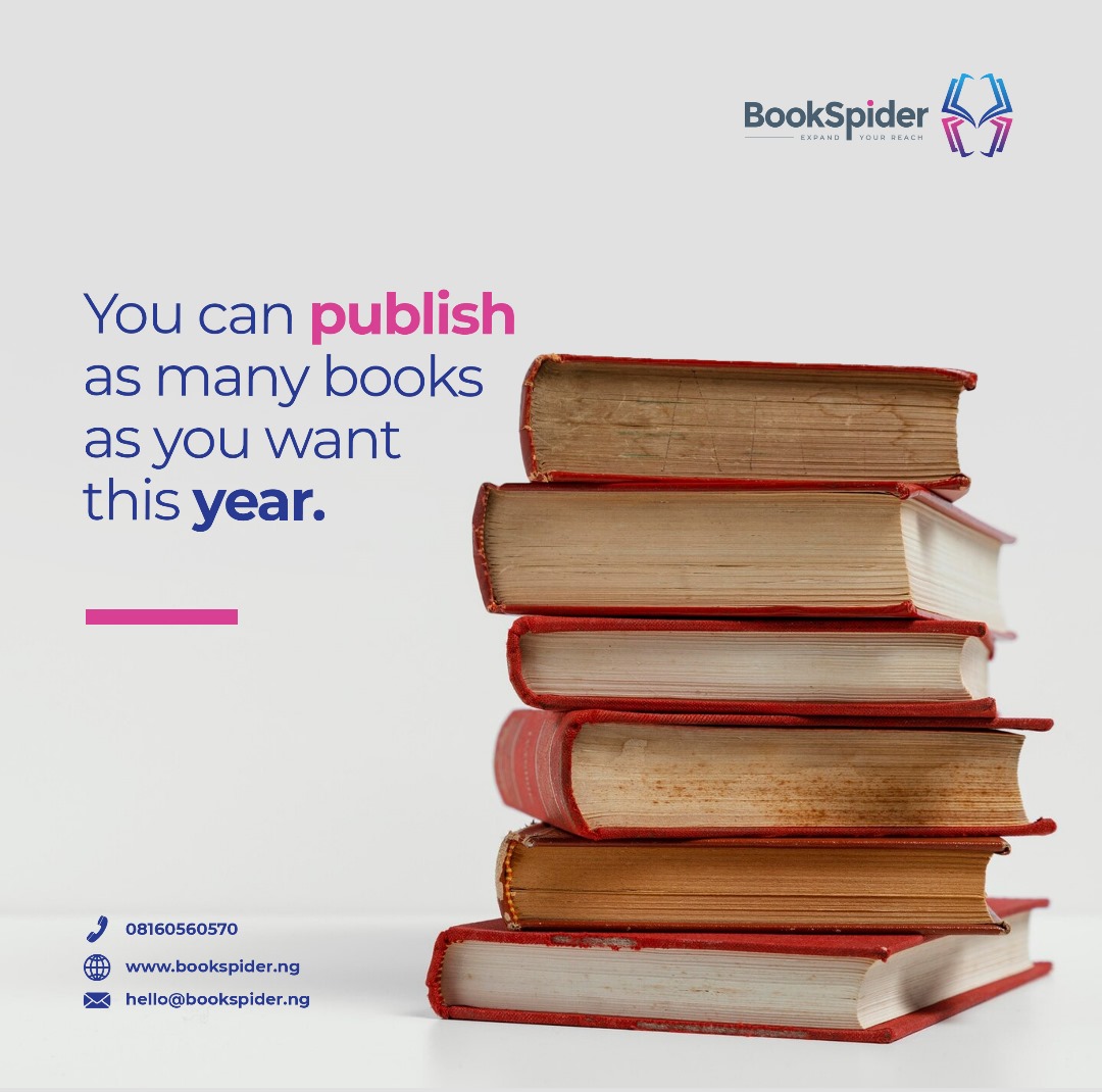 Are you sceptical about publishing another book since your last release?

Here’s your answer, you can publish as many books as you want this year. 

So, wait no more and publish that book. The world is waiting to see your works 

#bookspider #publishers #publishingcompany