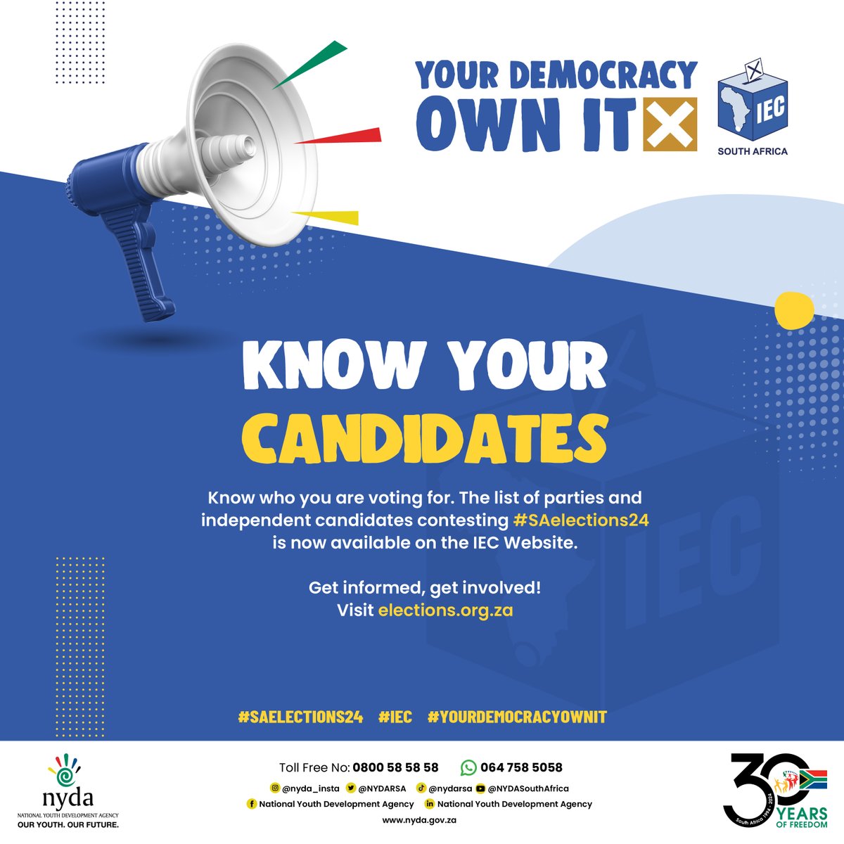 Have you seen the final candidate lists for 2024 National and Provincial Elections? Know who you are voting for by visiting the IEC website, here: elections.org.za/pw/Parties-And…. Candidate lists play a crucial role in ensuring that the diverse voices and interests of the population…