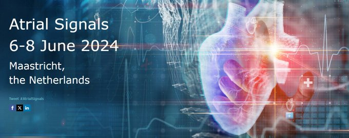 Don't miss the deadline for #AtrialSignals in Maastricht! 

Tomorrow, the 9th of May, is the last day for abstract submission. 

Take the opportunity to meet world-leading experts in atrial cardiomyopathy and #AtrialFibrillation next June!