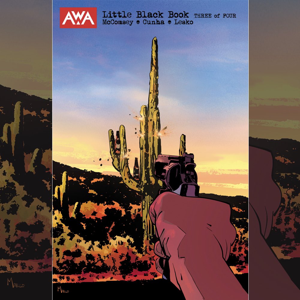Morning Star 2 out from @MadCaveStudios and my cover for @AWA_Studios LITTLE BLACK BOOK 3 also out today.