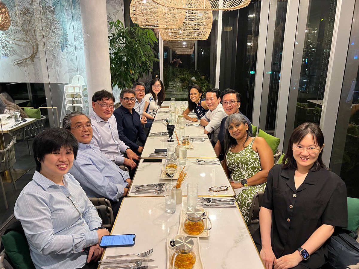 Thanks to #ISMRM2024 @MayoRadiology. Got to meet my friends at Singapore and catch up. Remembering good old NUH days🥲 Nice to see all doing well 😊. Great food at Joie restaurant, Orchard Central, Singapore