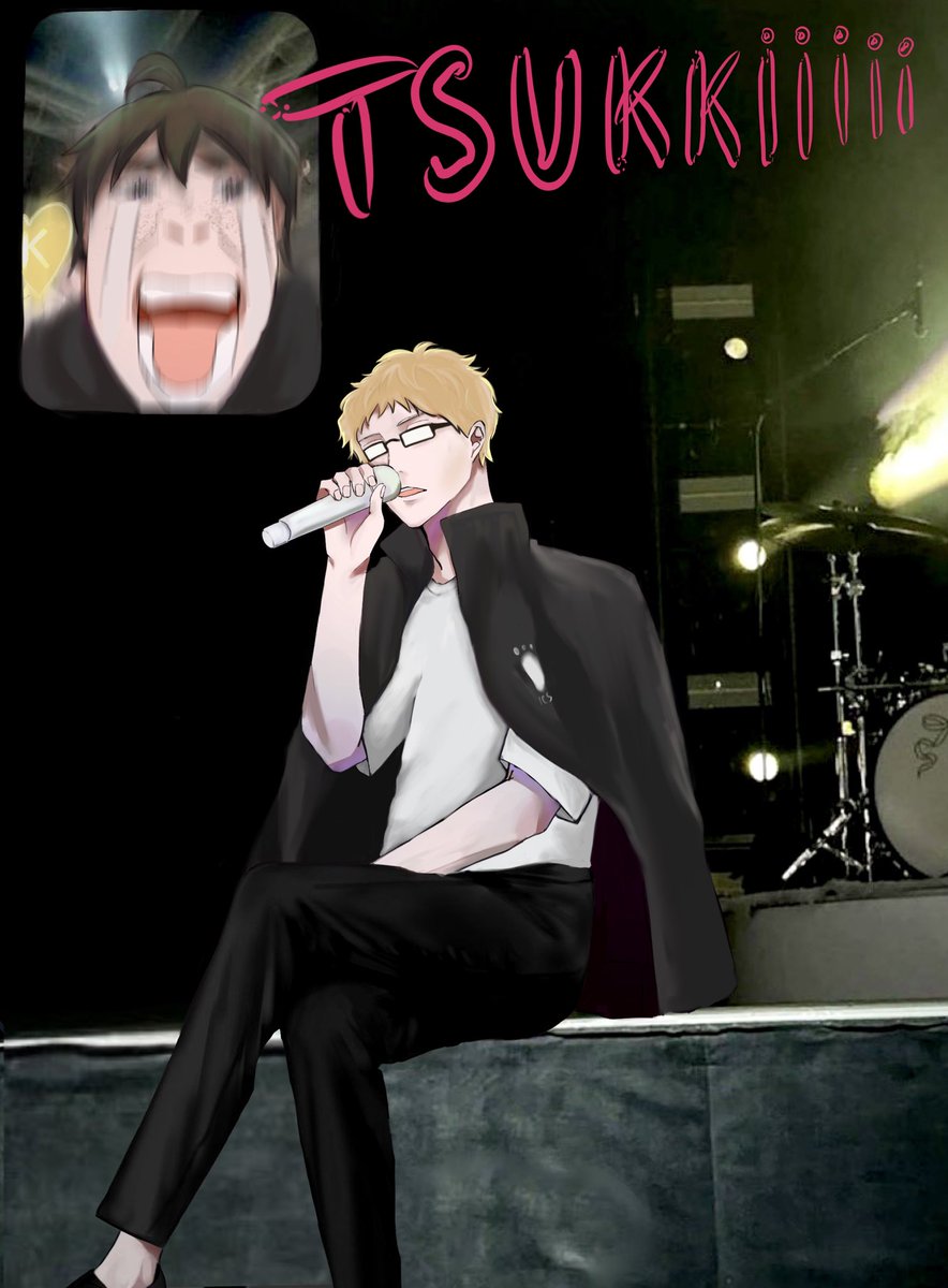 He cried a little 

#月山 #tsukkiyama  #Haikyuu #ハイキュー