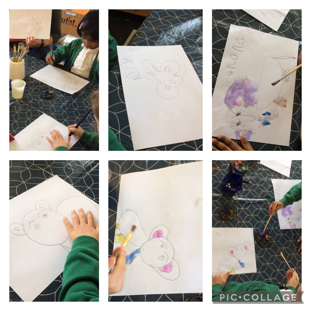 The children have enjoyed lots of creative opportunities in Reception this week. They have designed their clay sculpture ready to make next week, learnt how to draw an elephant and have made some wonderful necklaces. Well done children.