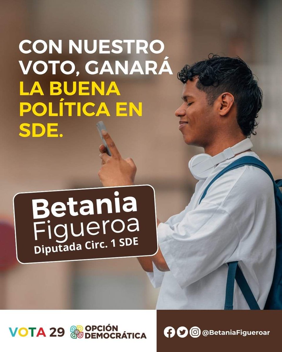 La cuenta regresiva ya comenzó, en 11 días tendremos la oportunidad de votar a favor de la seguridad, la educación de calidad y el cuidado de la salud mental. ¡Vamos a hacerlo posible! Votando 29 en la casilla de Opción Democrática. #BetaniaDiputada #OpciónDemocrática