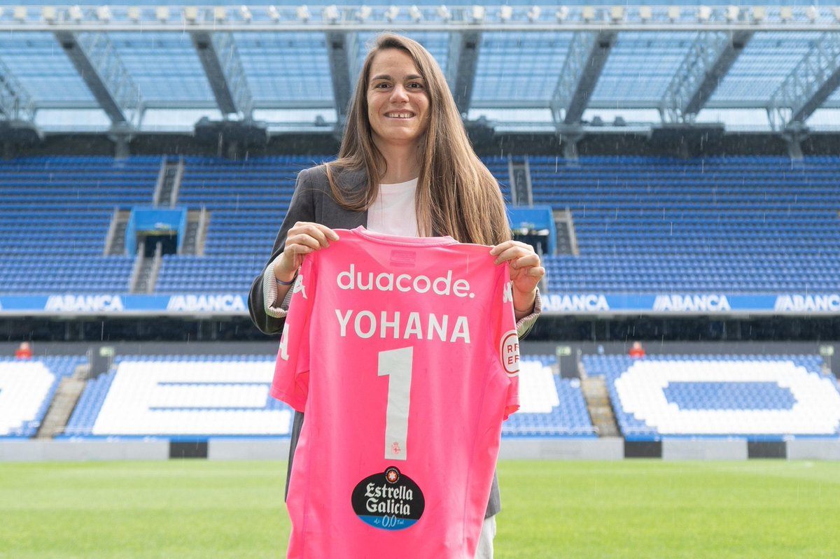 ⚽ Yohana renueva con el Dépor Abanca hasta el año 2026 📌 Es la cuarta renovación en el primer equipo femenino del club, tras la de Paula Gutiérrez, Cris Martínez y Samara