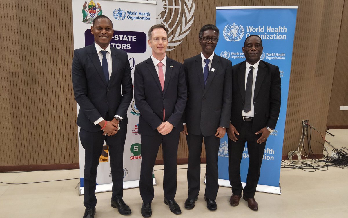 MUHAS Signed an MOU with WHO as one of the 11 selected Non-State Actors. The signing was between the Representative of the WHO in Tanzania, Dr. Charles Sagoe-Moses and MUHAS Vice Chancellor, Prof Appolinary Kamuhabwa at the UN premises in Dar es salaam. @WHO_Tanzania