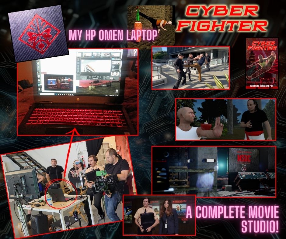 My Omen Laptop by <a href="/HP/">HP</a> has been my "studio" on CYBER FIGHTER from script to storyboards to animation &amp; post production with <a href="/UnrealEngine/">Unreal Engine</a>.  Just giving a shout-out to the great tech that's helping to bring the film to life! #indiefilm #filmmakers
