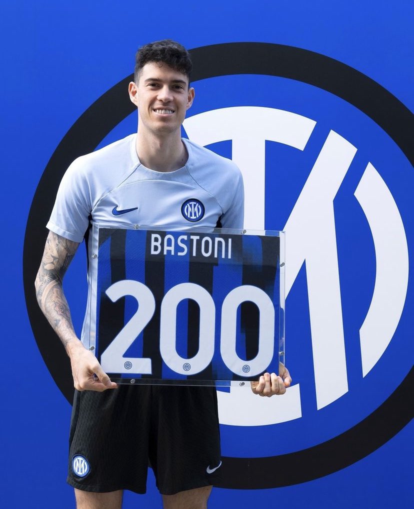 Against Sassuolo, Alessandro Bastoni made his 200th #Inter appearance! 🇮🇹⚫️🔵