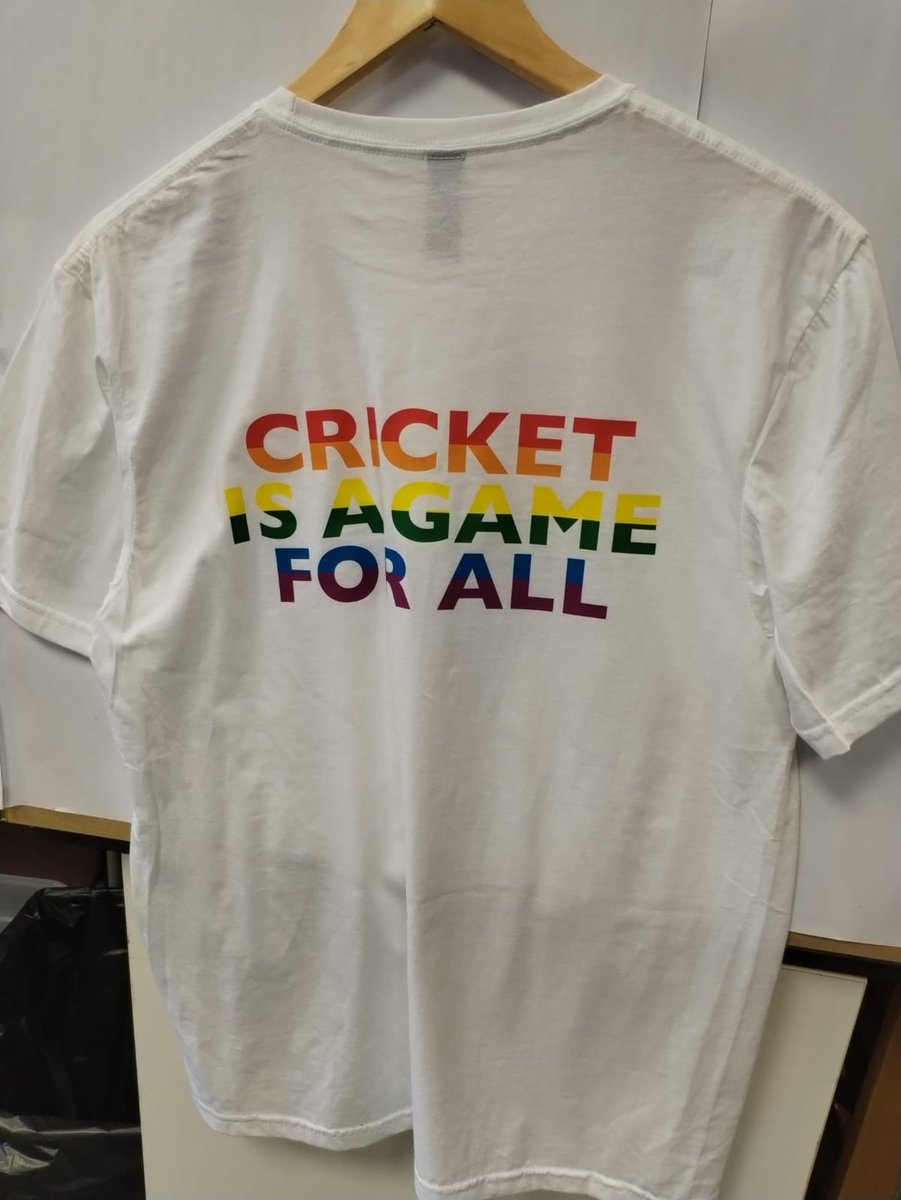 Pop into the @TrentBridge shop when you’re next at a game to pick up your NCCC rainbow t-shirt! 🏳️‍🌈🏳️‍⚧️🏏