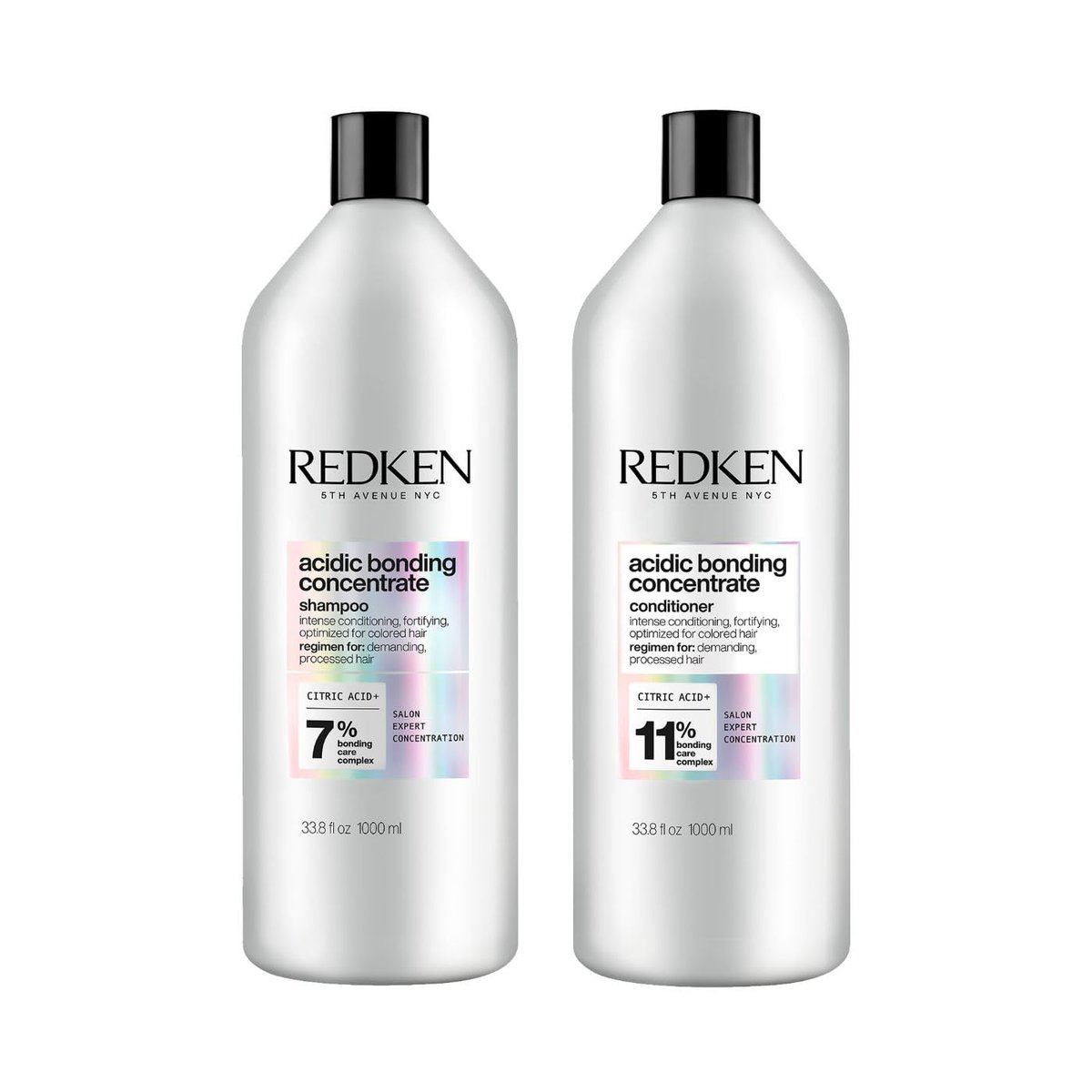 REDKEN Shampoo and Conditioner Set (1L), Acidic Bonding Concentrate for Damaged Hair is $73.47(38% OFF) on Amazon amzn.to/4bePnla #ad