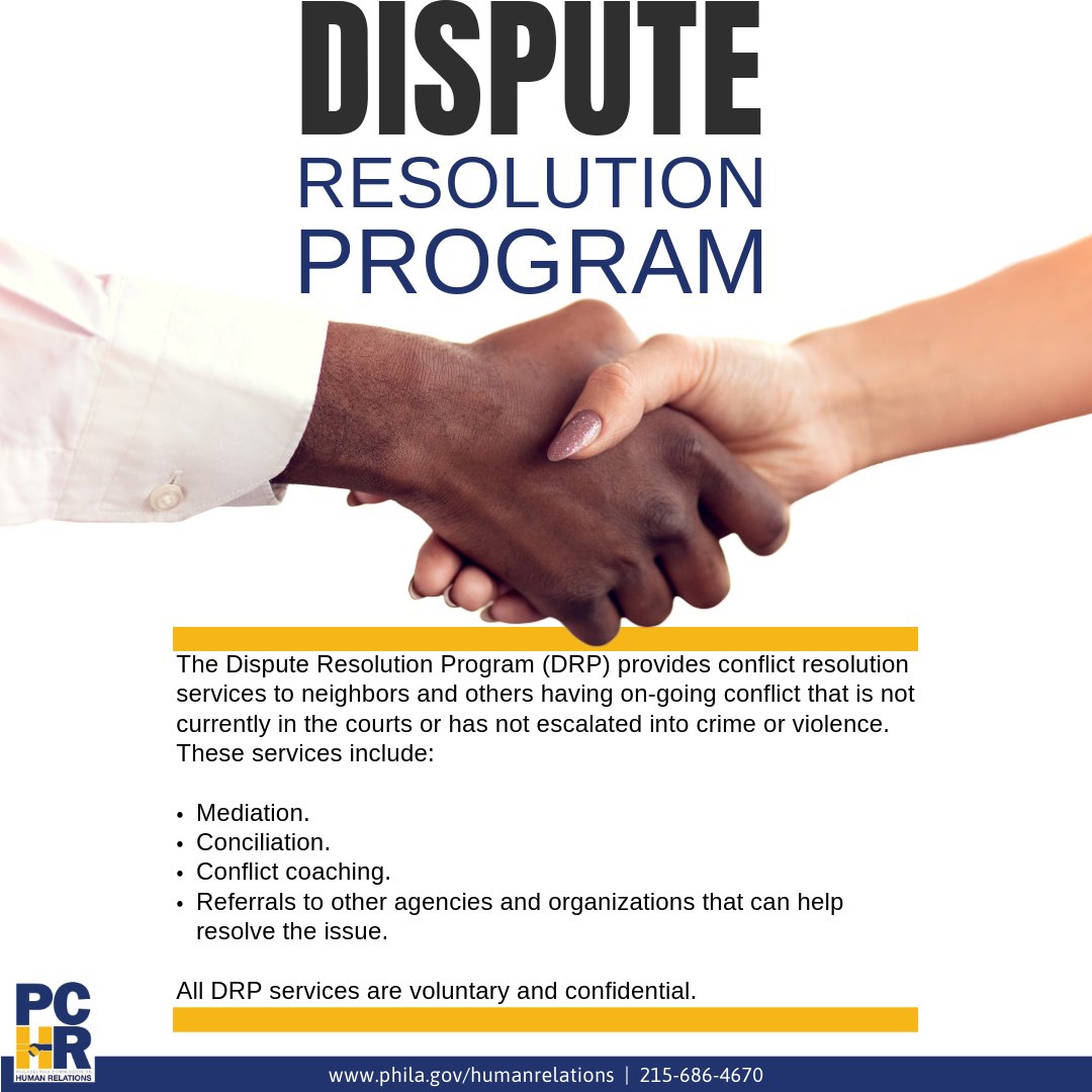 Are you in a dispute with a neighbor? If so, PCHR’s Dispute Resolution Program may be what you need. The program can provide mediation to help build a bridge and facilitate communication. Call us! We WANT to help!