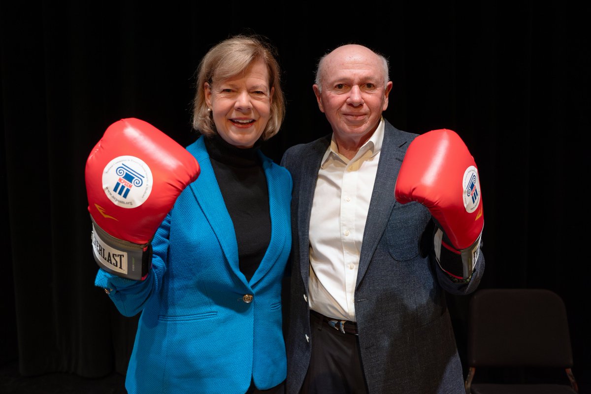 From defending Social Security and Medicare benefits to protecting the right to vote, I'll always fight for Wisconsin seniors and be their champion in the U.S. Senate. 🥊