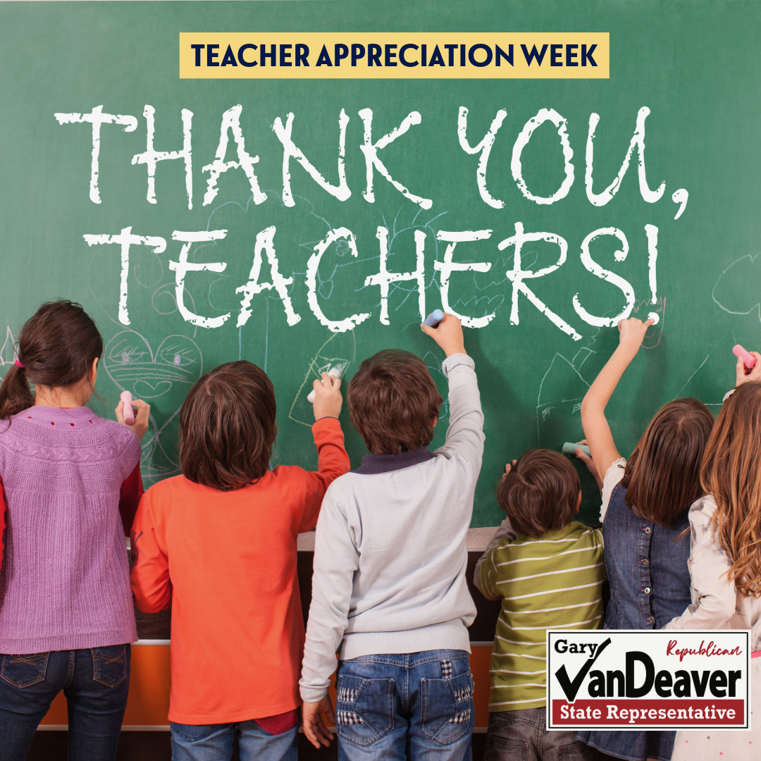This week is Teacher Appreciation Week and there are few people more deserving of recognition than our educators. Teachers are the bedrock of our communities and if you haven't this week, take the time to thank our teachers for all they do. #TeacherAppreciationWeek
