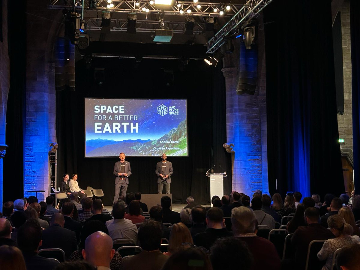 Our 2nd group of #CivTechDemoDay Pitches begins with @AACClyde Space. Andrew & Osaman delivered their presentation with cool, calm efficiency. Great stuff.

#CivTechRound9 #Innovation #ScotlandIsNow #TechForGood  #MaryanneJohnston #PitchingSkills @scotforestry  @TheBotanics