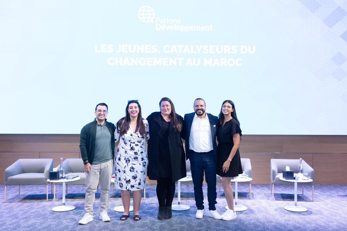 🌟 Notre dernier panel a rassemblé des jeunes engagés pour discuter du rôle crucial de la jeunesse marocaine dans la transformation sociale et économique du🇲🇦. Une discussion inspirante sur l'impact de la #JeunesseMarocaine en tant que force de changement!